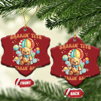 Shakin' Tits and Takin' Shits Christmas Ornament Naughty Funny Inappropriate - Wonder Print Shop