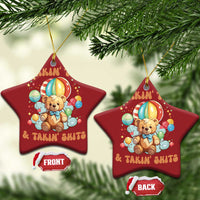 Shakin' Tits and Takin' Shits Christmas Ornament Naughty Funny Inappropriate - Wonder Print Shop