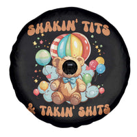 Shakin' Tits and Takin' Shits Spare Tire Cover Naughty Funny Inappropriate - Wonder Print Shop