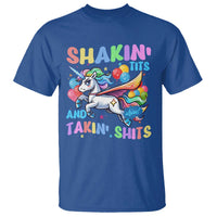 Shakin' Tits and Takin' Shits T Shirt Naughty Funny Unhinged Unicorn - Wonder Print Shop