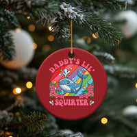 Funny Daddy's Lil Squirter Inappropriate Embarrassing Christmas Ornament - Wonder Print Shop