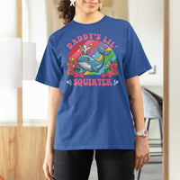 Funny Daddy's Lil Squirter Inappropriate Embarrassing T Shirt For Women - Wonder Print Shop
