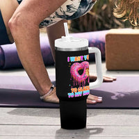 Funny Offensive Embarrassing Tumbler With Handle I Want You to Glaze My Hole Adult Humor Donut - Wonder Print Shop