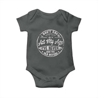 Dont Know How To Act My Age Baby Onesie Vintage Funny Old Man Saying Gag Gift - Wonder Print Shop