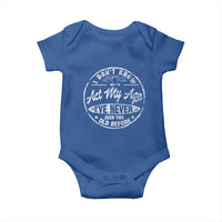 Dont Know How To Act My Age Baby Onesie Vintage Funny Old Man Saying Gag Gift - Wonder Print Shop