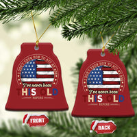 Dont Know How To Act My Age Christmas Ornament Vintage Funny Old Man Saying American Flag - Wonder Print Shop