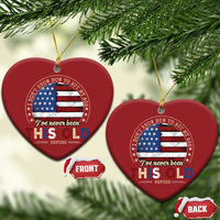 Dont Know How To Act My Age Christmas Ornament Vintage Funny Old Man Saying American Flag - Wonder Print Shop