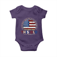Dont Know How To Act My Age Baby Onesie Vintage Funny Old Man Saying American Flag - Wonder Print Shop