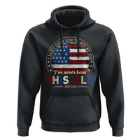 Dont Know How To Act My Age Hoodie Vintage Funny Old Man Saying American Flag - Wonder Print Shop