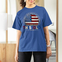 Dont Know How To Act My Age T Shirt For Women Vintage Funny Old Man Saying American Flag - Wonder Print Shop