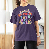 Funny Embarrassing T Shirt For Women I Love Toys That Go Brrr Adult Humor - Wonder Print Shop