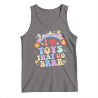 Funny Embarrassing Tank Top I Love Toys That Go Brrr Adult Humor - Wonder Print Shop