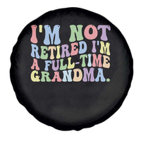 Retired Grandma Spare Tire Cover Funny Retirement Gifts For Grandma - Wonder Print Shop