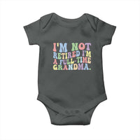 Retired Grandma Baby Onesie Funny Retirement Gifts For Grandma - Wonder Print Shop