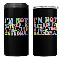 Retired Grandma 4 in 1 Can Cooler Tumbler Funny Retirement Gifts For Grandma - Wonder Print Shop