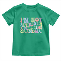 Retired Grandma Toddler T Shirt Funny Retirement Gifts For Grandma - Wonder Print Shop