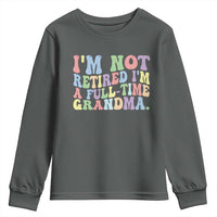 Retired Grandma Youth Sweatshirt Funny Retirement Gifts For Grandma - Wonder Print Shop