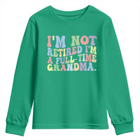 Retired Grandma Youth Sweatshirt Funny Retirement Gifts For Grandma - Wonder Print Shop