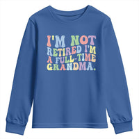 Retired Grandma Youth Sweatshirt Funny Retirement Gifts For Grandma - Wonder Print Shop