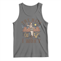 Funny Western Cowgirl Tank Top Retro Country The Hell I Won't - Wonder Print Shop