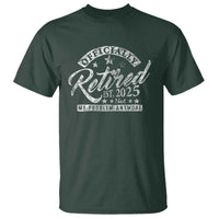 Vintage Retired 2025 T Shirt Funny Retirement Not My Problem Anymore