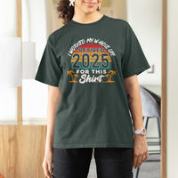 Retired 2025 T Shirt For Women Retro Retirement Summer Vibes