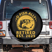 Fishing Retirement Spare Tire Cover O-Fish-Ally Retired 2025 For Fisherman