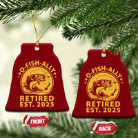 Fishing Retirement Ceramic Ornament O-Fish-Ally Retired 2025 For Fisherman - Wonder Print Shop