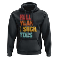 Funny Inappropriate Embarrassing Hoodie Funny Foot Fetish Sucking Toes Cringe Offensive Humor - Wonder Print Shop