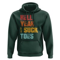 Funny Inappropriate Embarrassing Hoodie Funny Foot Fetish Sucking Toes Cringe Offensive Humor - Wonder Print Shop