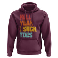 Funny Inappropriate Embarrassing Hoodie Funny Foot Fetish Sucking Toes Cringe Offensive Humor - Wonder Print Shop
