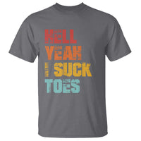 Funny Inappropriate Embarrassing T Shirt Funny Foot Fetish Sucking Toes Cringe Offensive Humor - Wonder Print Shop