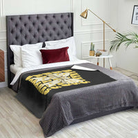 Bananas Coquette Bow Throw Blanket Retro Banana Lovers Women Girls Kids