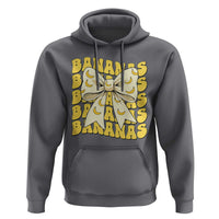 Bananas Coquette Bow Hoodie Retro Banana Lovers Women Girls Kids