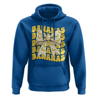 Bananas Coquette Bow Hoodie Retro Banana Lovers Women Girls Kids