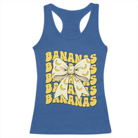 Bananas Coquette Bow Racerback Tank Top Retro Banana Lovers Women Girls Kids