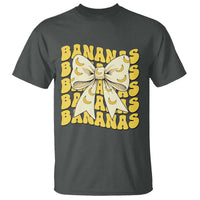 Bananas Coquette Bow T Shirt Retro Banana Lovers Women Girls Kids