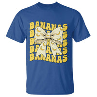 Bananas Coquette Bow T Shirt Retro Banana Lovers Women Girls Kids