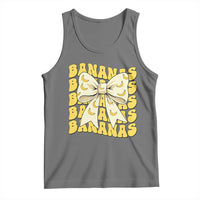 Bananas Coquette Bow Tank Top Retro Banana Lovers Women Girls Kids
