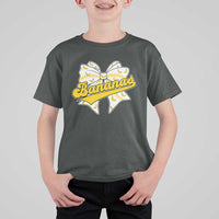 Bananas Coquette Bow T Shirt For Kid Retro Throwback Popular Fruit Humor Banana Classic