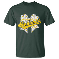 Bananas Coquette Bow T Shirt Retro Throwback Popular Fruit Humor Banana Classic