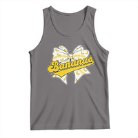 Bananas Coquette Bow Tank Top Retro Throwback Popular Fruit Humor Banana Classic