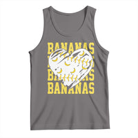 Retro Bananas Tank Top Vintage Baseball Heart Graphic Game Day Gifts