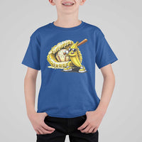 Baseball Banana T Shirt For Kid Funny Baseball Glove Drip Kids Youth Boys Girls