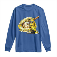 Baseball Banana Long Sleeve Shirt Funny Baseball Glove Drip Kids Youth Boys Girls