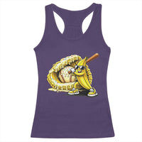 Baseball Banana Racerback Tank Top Funny Baseball Glove Drip Kids Youth Boys Girls
