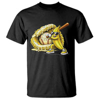 Baseball Banana T Shirt Funny Baseball Glove Drip Kids Youth Boys Girls