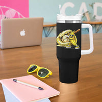 Baseball Banana Tumbler With Handle Funny Baseball Glove Drip Kids Youth Boys Girls