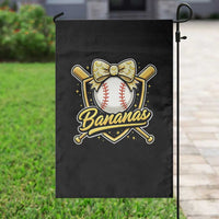 Bananas Coquette Bow Garden Flag Baseball Bats Banana Lovers Women Girls Kids