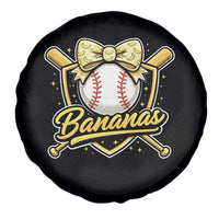 Bananas Coquette Bow Spare Tire Cover Baseball Bats Banana Lovers Women Girls Kids